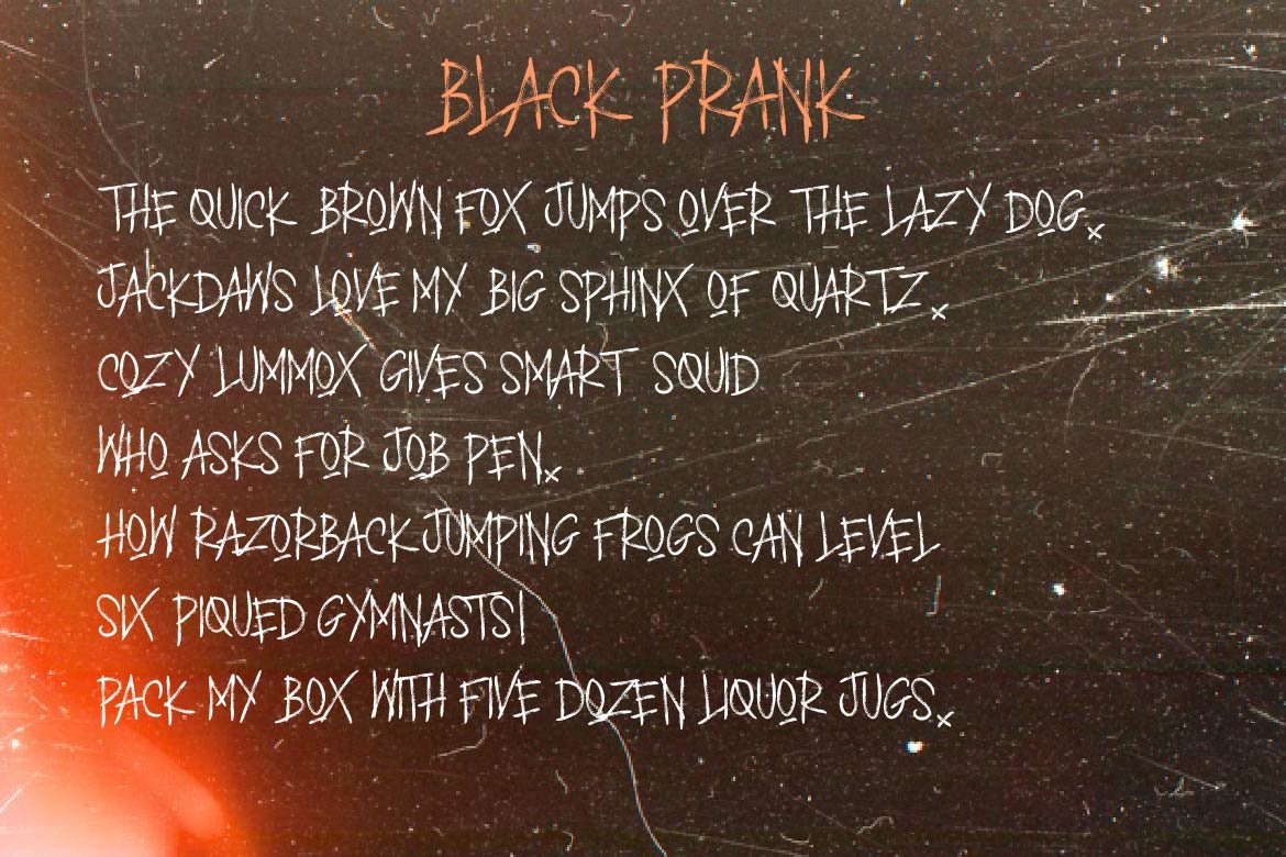 BLACK PRANK