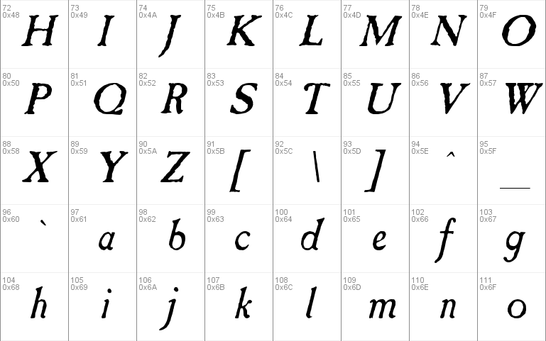 caslon egyptian font in word