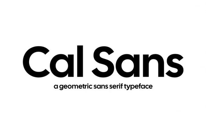 Cal Sans SemiBold