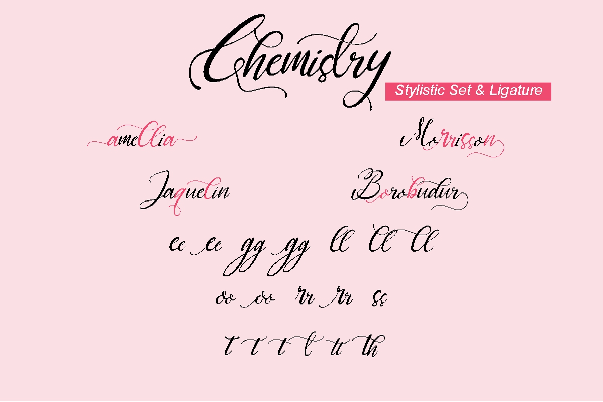 chemistry font