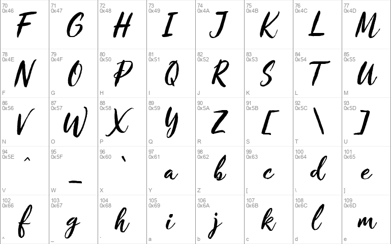 Crushine Brush Script