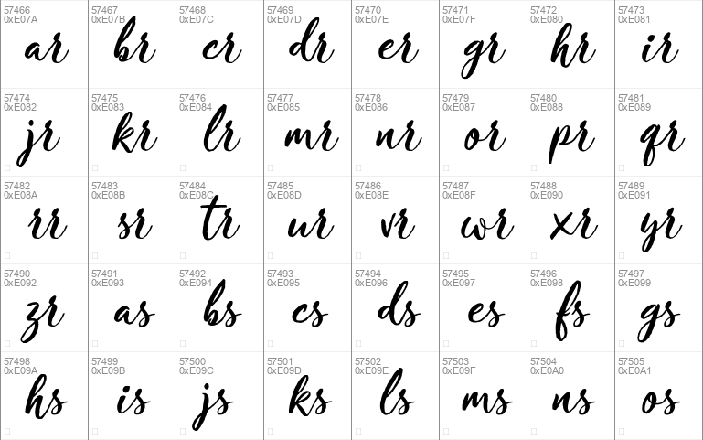 Crushine Brush Script