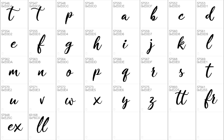 Crushine Brush Script