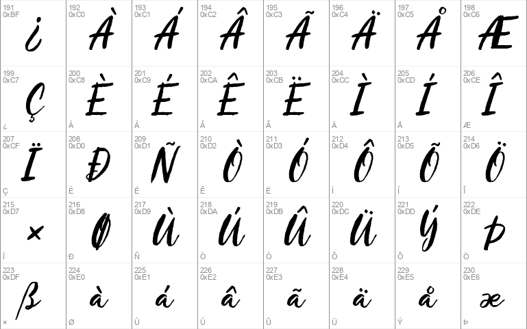 Crushine Brush Script