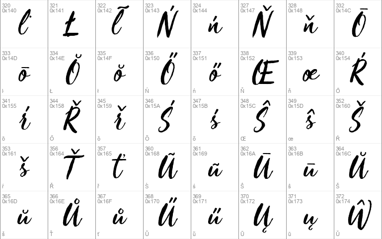 Crushine Brush Script