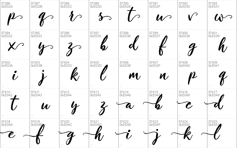 Crushine Brush Script