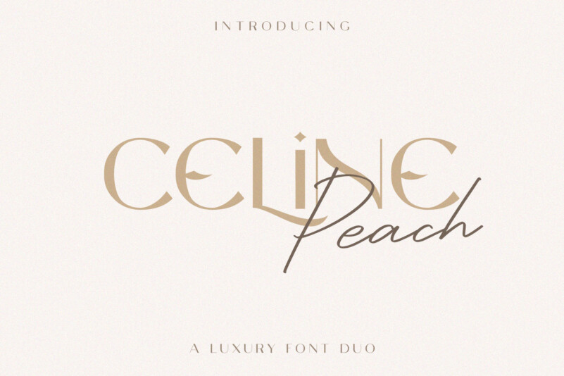 Celine Peach Free Sans