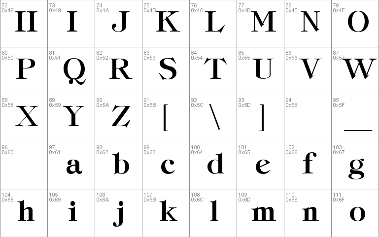 Classica-Heavy Regular Font