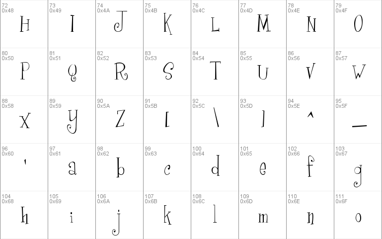 Curly Cue Font