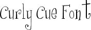 Curly Cue Font