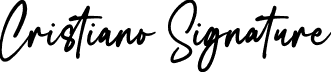 Cristiano Signature