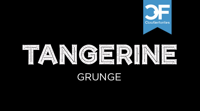 CF Tangerine Grunge Regular Font