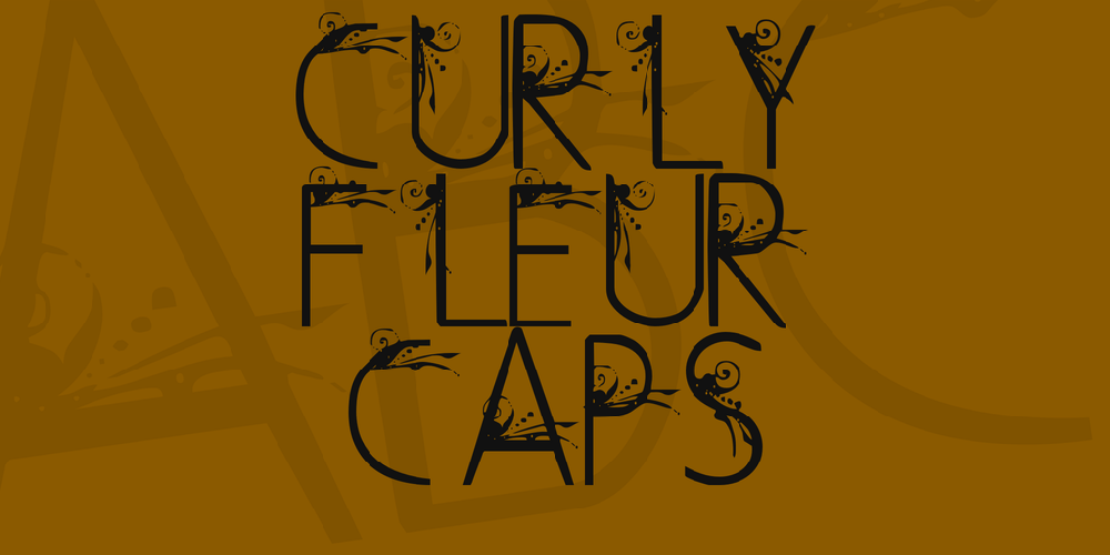 Curly Fleur Caps