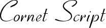 Cornet Script