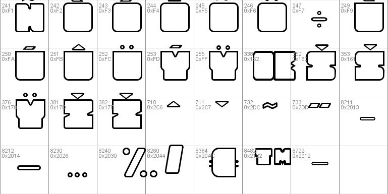 Cubesity Rounded Outline