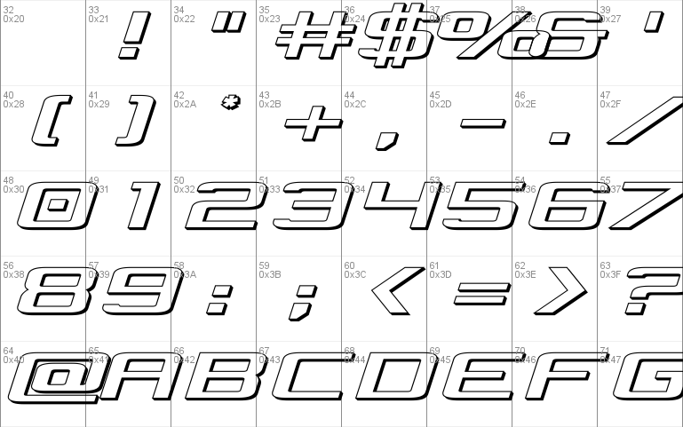 Concielian 3D Semi-Italic