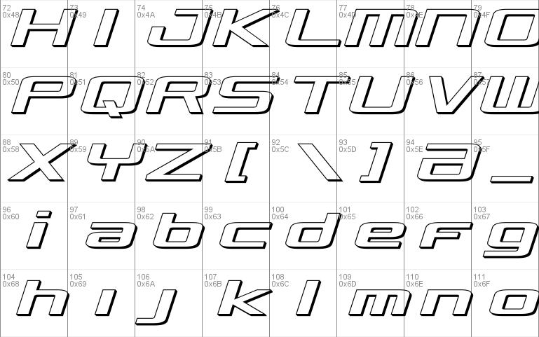 Concielian 3D Semi-Italic