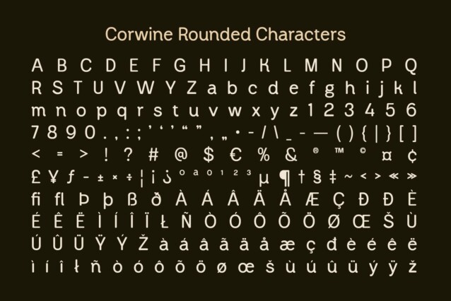 Corwine Rounded Demo