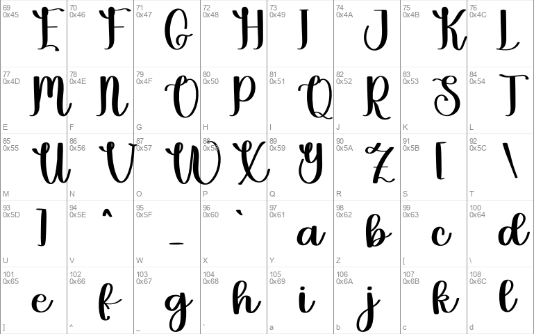 Carmilla Windows font - free for Personal