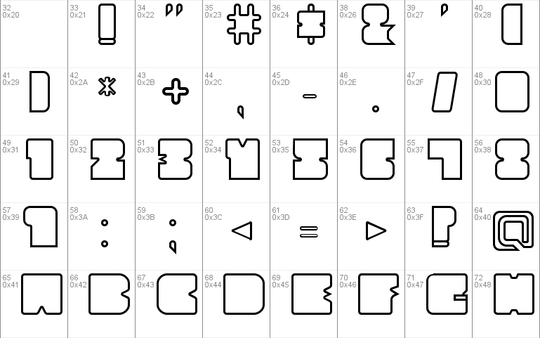 Cubesity Rounded Outline