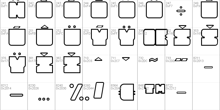 Cubesity Rounded Outline