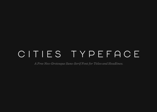 Cities Typeface