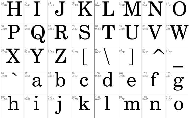 CentSchbook BT Windows font - free for Personal