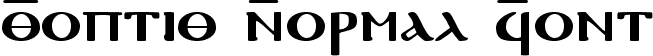 Coptic Normal Font