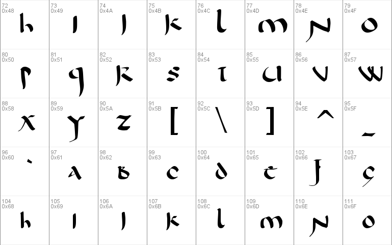 Corbei Uncial Font