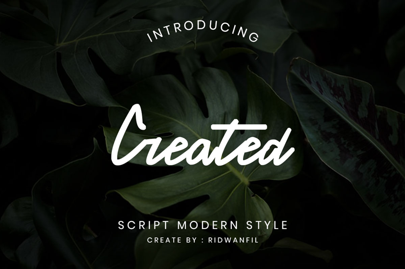 Created script style