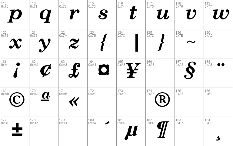 all font century schoolbook italics