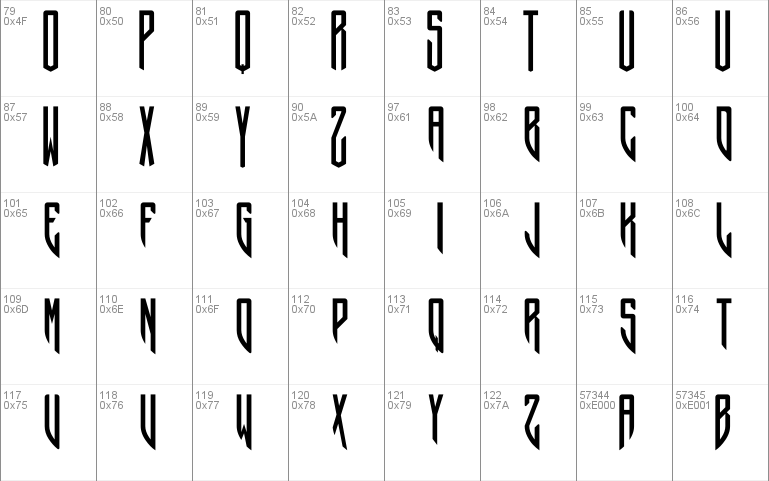 Crepitus monogram Font