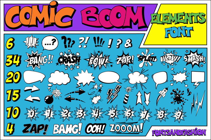 Comic Boom Elements_DEMO