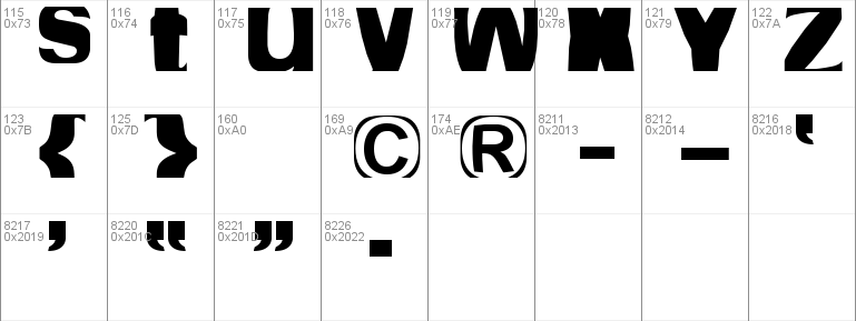 Cropfont Expanded