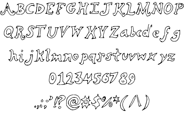 Curling Windows font - free for Personal