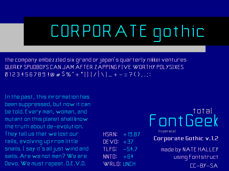 Corporate Gothic NBP