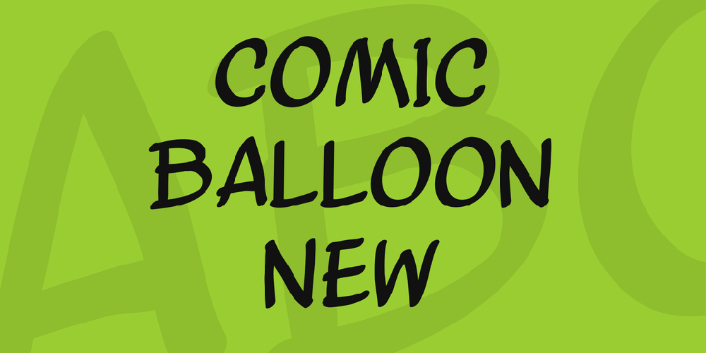 Comic Balloon New