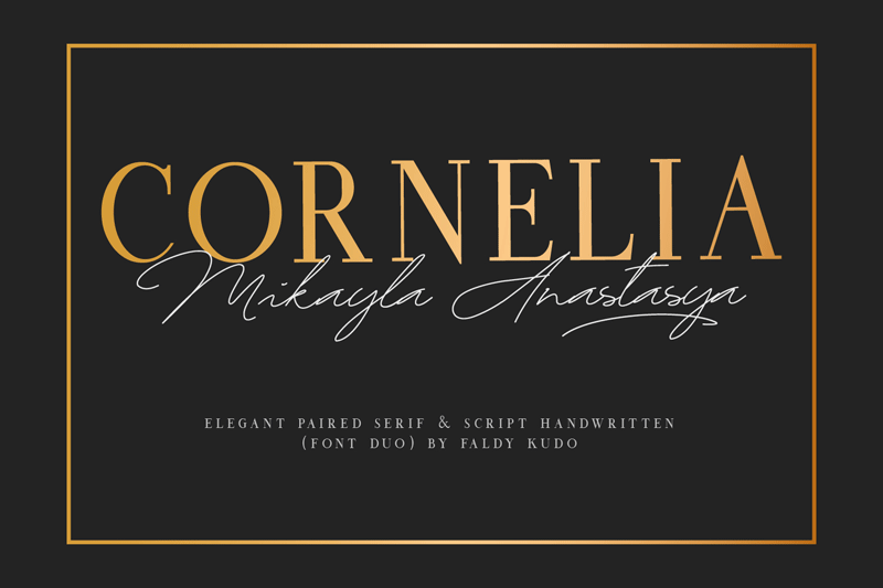 Cornelia - Serif