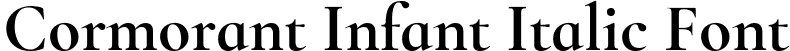 Cormorant Infant Italic Font