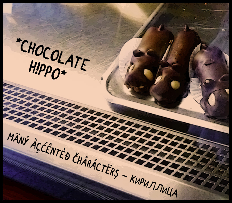 Chocolate Hippo
