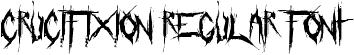 Crucifixion Regular Font