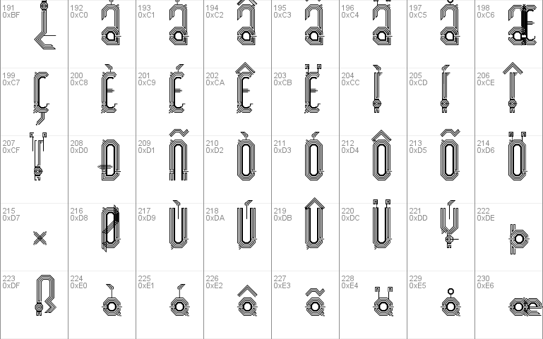 Connexion Font