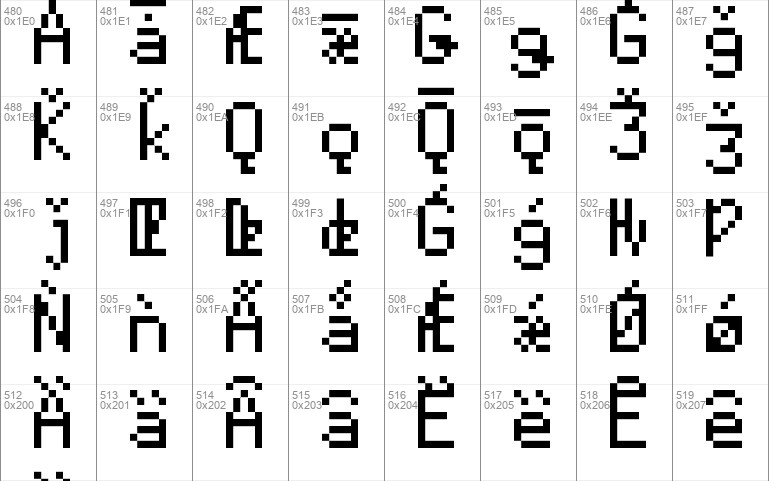 Custom Font ttf 12h 3.0 for Paint