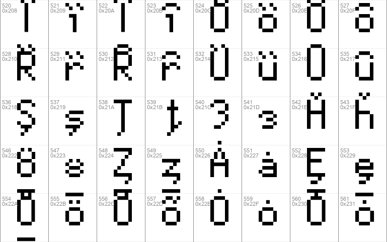 Custom Font ttf 12h 3.0 for Paint