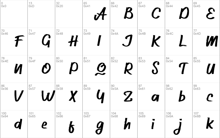 Cursey FREE Windows font - free for Personal