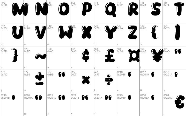 Copyduck Windows font - free for Personal