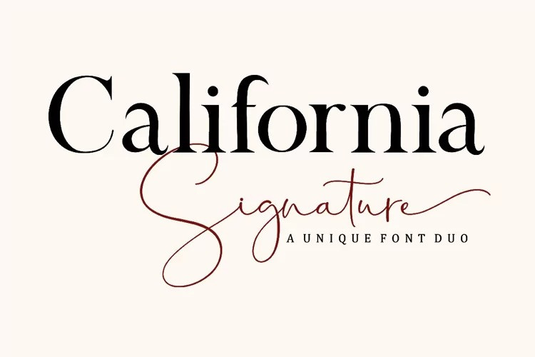 California Signature Serif