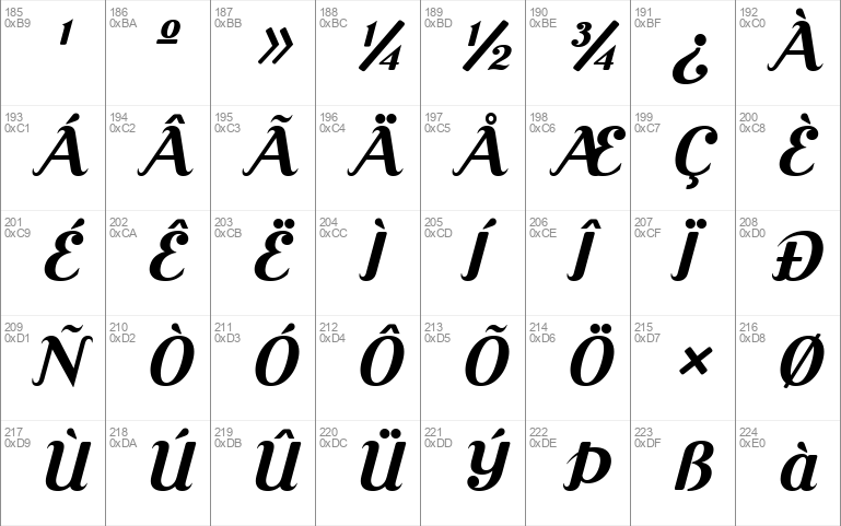 Cursive Serif