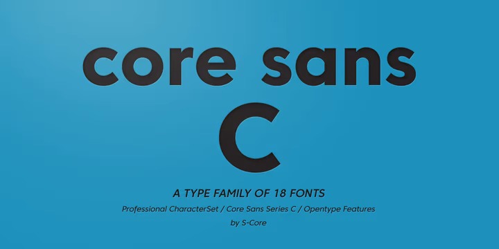 FSP DEMO - Core Sans C 15 Thin