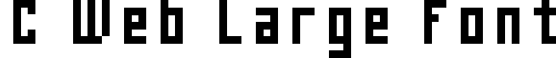 C Web Large Font